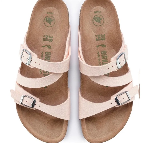Birkenstock Shoes - Birkenstock Salina Buckled Slide Sandal in Light Rose NWT Size 36